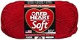 Red Heart E728.9925 Soft Yarn, Really Red