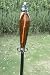 72 Inch Amber Glass Outdoor Garden Tiki Torch
