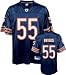 Lance Briggs Jersey: Reebok Navy Replica #55 Chicago Bears Jersey - Medium