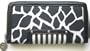 Liz Claiborne Jungle Blossom Zip-around Wallet in Black / Natural Animal Print