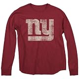 NFL New York Giants Bigger Better Logo Long Sleeve Thermal Mens