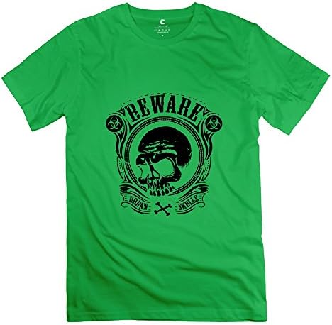 TGRJ Men's T-shirts - Classic Skulls Destroyed Zombies T Shirt ForestGreen Size M