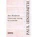 Elementary Training for Musicians (2nd Edition)