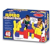 Melissa and Doug Deluxe Jumbo Cardboard Blocks