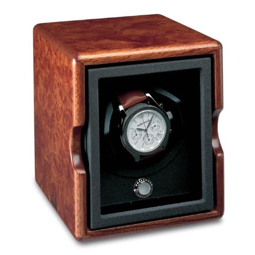 Single Briarwood Watch Winder - Rotobox by Underwood