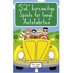 52 kurzweilige Spiele f�r lange Autofahrten. Packung mit 52 Karten