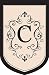 Monogram Estate Size Flag - C