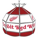 NHL Detroit Redwings Stained Glass Tiffany Lamp - 16 inch di - Game Room Products Tiffany Lamps NHL - Hockey