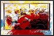 Ralph Steadman Art Lizard Lounge Fear and Loathing Poster Dry Mounted Wood Fr.