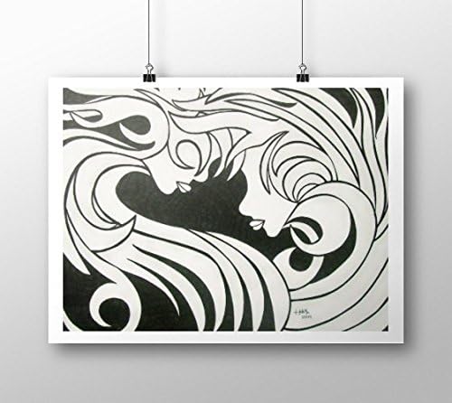 CONNECTING SOULS Fine Art Print by Helena Odom