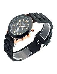 Sinceda Polyurethane Imitated Rose Gold Dial Fashion Womens Watch