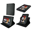 rooCASE Dual-View Multi Angle (Black) Leather Folio Case Cover