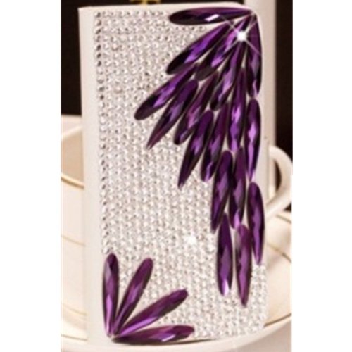 EVTECH(TM) Full Rhinestones Series Luxury Crystal Diamond Bling Leather Wallet Cover Case for Samsung Galaxy Note 3 SM-N9000 N9002 N9005