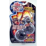 Dragonoid, Laserman and Mystery Marble Black Bakugan Battle Brawlers Starter Pack Series 1 with 3 Metal Gate Cards