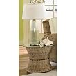 Home Styles 5401-20 Cabana Banana Round Drum Accent Table, Honey Finish