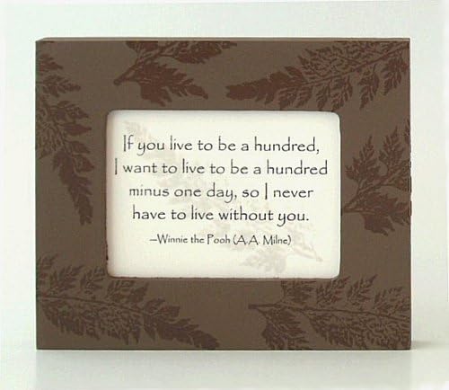 "Live to 100" Framed Quote by Kindred Hearts