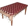 christmas party ideas Tableclothes Rectangle Organza Silk Cover 52 x 57 inches