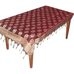 christmas party ideas Tableclothes Rectangle Organza Silk Cover 52 x 57 inches