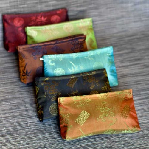 Cosmetic Clutch - Silk Jacquard