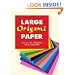 Large Origami Paper: 24 9" x 9" Sheets in 12 Colours