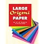 Large Origami Paper: 24 9" X 9" Sheets in 12 Colours (Origami)