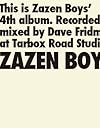 ZAZEN BOYS4