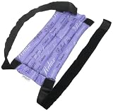 Spa Comforts Back Belt, Blue Affirmation Print