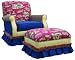 Angel Song Buckaroo Rust Club Adult Gliding Ottoman