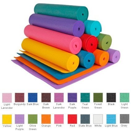 YogaAccessories 1/4" Extra Thick Deluxe Yoga Mat