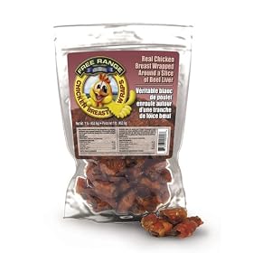 Free Range Chicken Breast Wrap, Beef Liver, 14oz