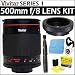 Vivitar 500mm F/8 Series 1 Manual Focus Mirror Lens Kit For Nikon D40 D40x D50 D60 D80 D70 D90 D200 D300 D700 Digital Slr Cameras