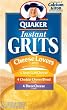 Quaker Instant Grits Cheese Lovers, Variety Pack, 12-Count Boxes (Pack of 12)