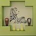 Wall Mural Vinyl Sticker Sexy Girl with Lovely Hair Design K304