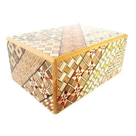 Japanese Yosegi Puzzle Box 4-Sun 14 Moves