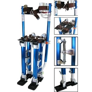 NEW DRYWALL STILTS PAINTING STILT ALUMINUM 18-30 BLUE by 
