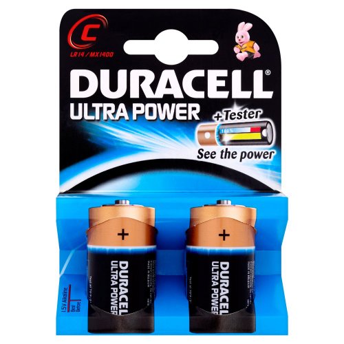 Duracell Ultra Power Batterie C 2er