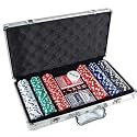Trend Import Pokerzubeh&ouml;r 101517 Poker Poker Koffer gro / 300 Chips /Dealer Button und Karten