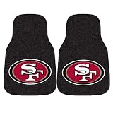 FANMATS 5833 NFL - San Francisco 49ers Front Car Mat - 2 Piece