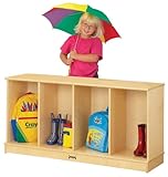 Stacking Open Lockers - 4 Sections - School & Play Furniture