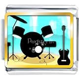 Buy Pugster Gold Plated Music Theme Stunning Instrument Photo Italian Charm Bracelets by Pugster