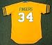 ROLLIE FINGERS Oakland Athletics 1973 Majestic Cooperstown Throwback Baseball Jersey, 2XL
