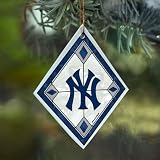 MLB New York Yankees Art Glass Ornament