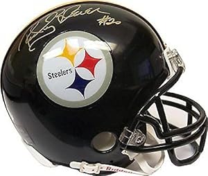 Autographed Rocky Bleier Mini Helmet - JSA Certified - Autographed NFL Mini Helmets