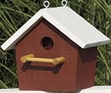 Simple Birdhouse. So Simple, Yet so Quaint. This Amish Country Collectible Wooden Birdhouse Is for the Bird Lover That Wants a Simple Country Birdhouse. No Fancy Bells or Whistles, Just a Comfortable Place for Their Feathered Friends to Nest. Measures 6 3/8