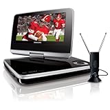 Philips PET749/37 7- Inch Portable Digital LCD DTV and DVD Player with 180- Degrees swivel screen, Black