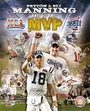 Peyton & Eli Manning Super Bowl MVP Collage 8x10