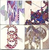 Frank Lloyd Wright EB Masselink Set of 4 Stone Coasters