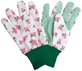 Esschert Design USA Teatowel and Flower Cotton Garden Gloves