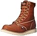 Thorogood American Heritage 8” Soft Toe Work Boots for Men Made from Premium Leather with Slip-Resistant Wedge Outsole and Shock-Absorbing Insole; EH Rated