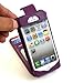 iPhone 5/5S Flip Premium PU Synthetic Leather Wallet Case - Navor (Purple)